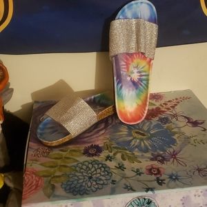 Glitter Slide Sandal